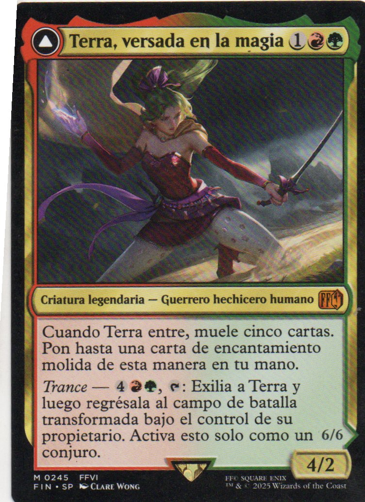 Terra, Versada en la magia FIN 245 Mythic rare