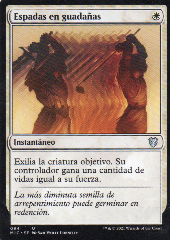 Espadas en Guadañas MIC 094 Uncommun