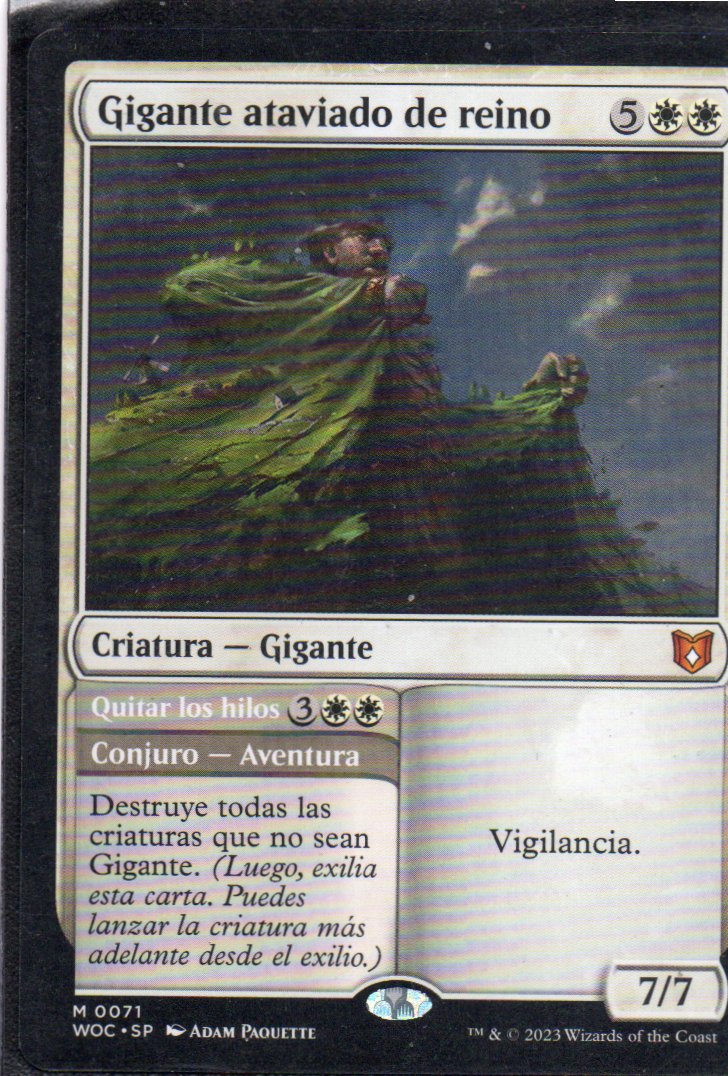 Realm-Cloaked Giant // Cast Off Esp 71 
