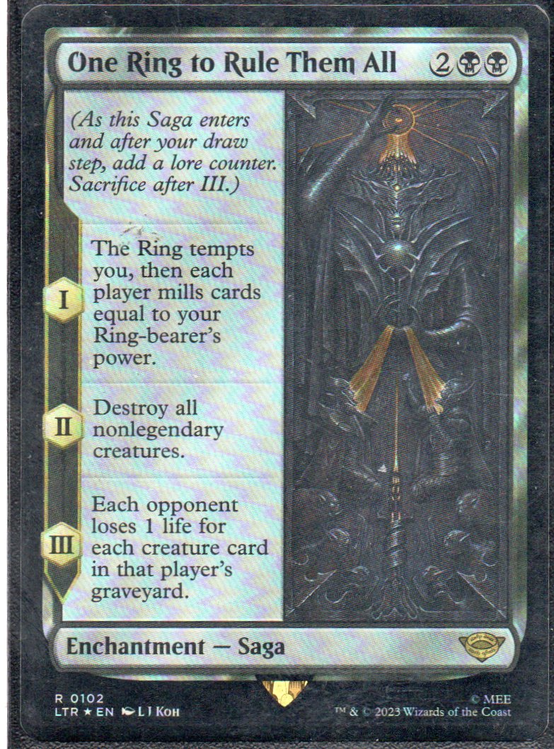 One Ring to Rule Them All En 102 Foil