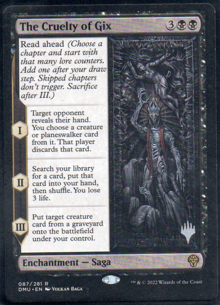 The Cruelty of Gix (Promo Pack) (Dominaria United) en 87 