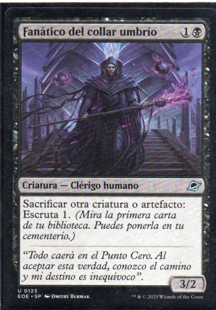 Umbral Collar Zealot Esp 123 