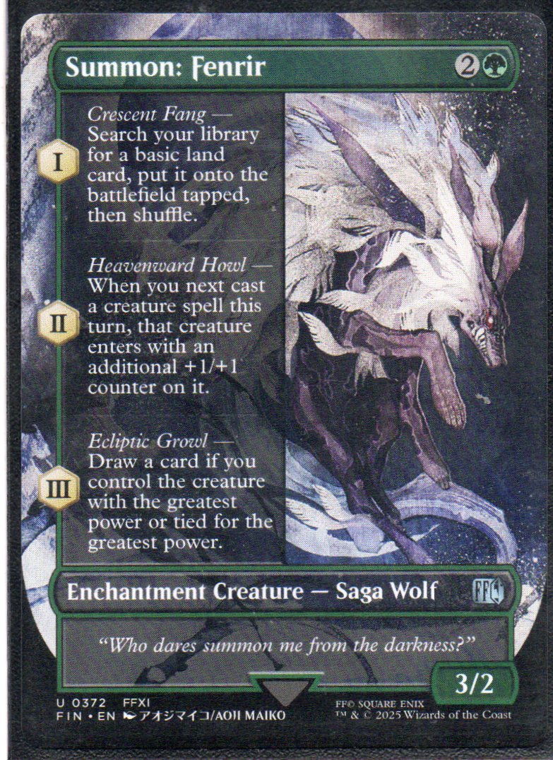 Summon: Fenrir En 372 