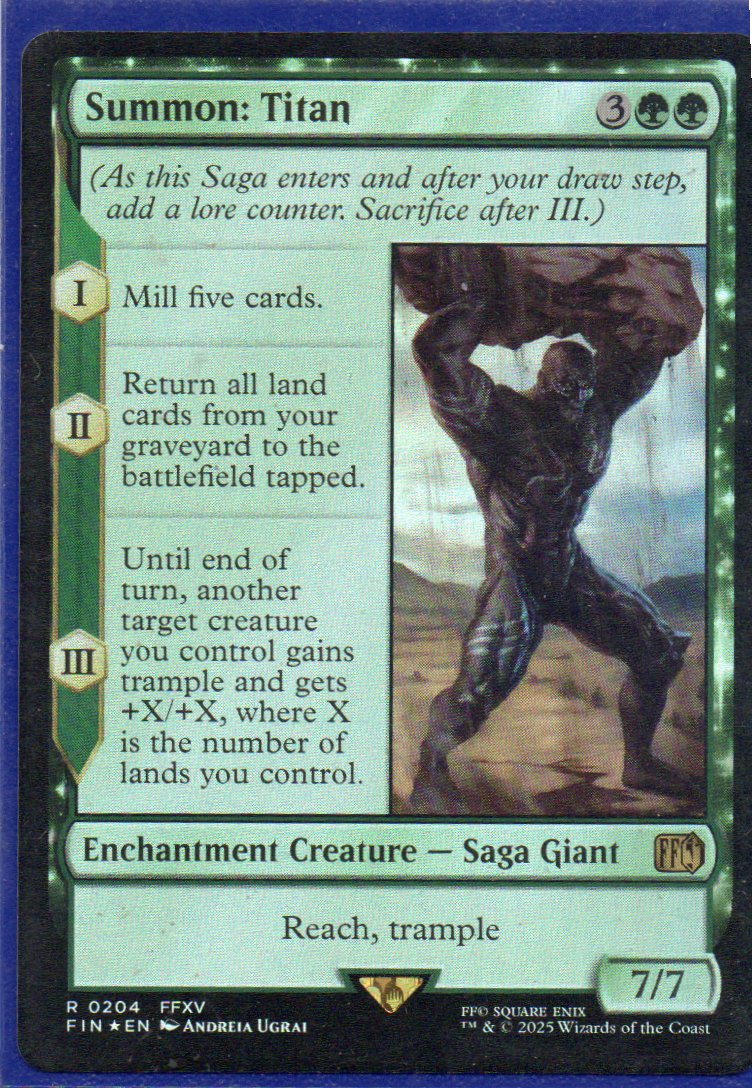 Summon: Titan En 204 Foil