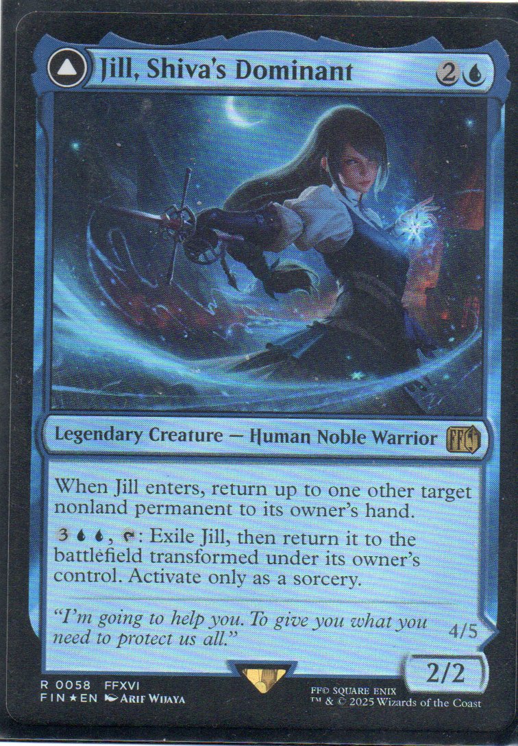 Jill, Shiva's Dominant // Shiva, Warden of Ice En 58 