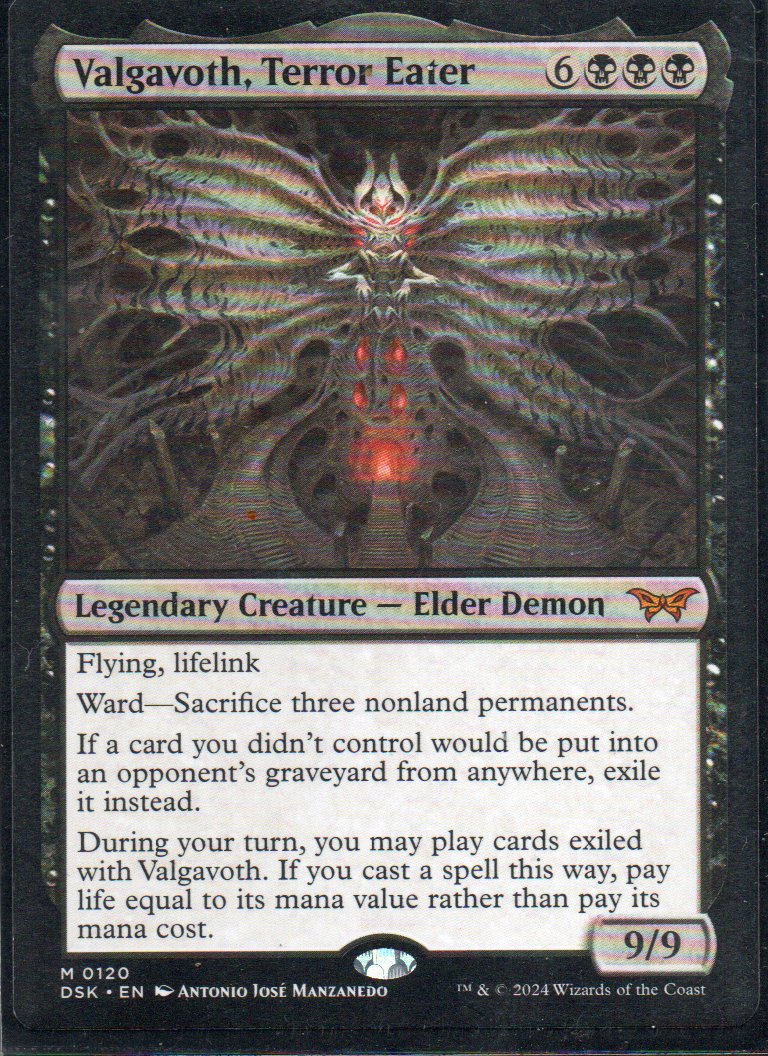 Valgavoth, Terror Eater En 120 