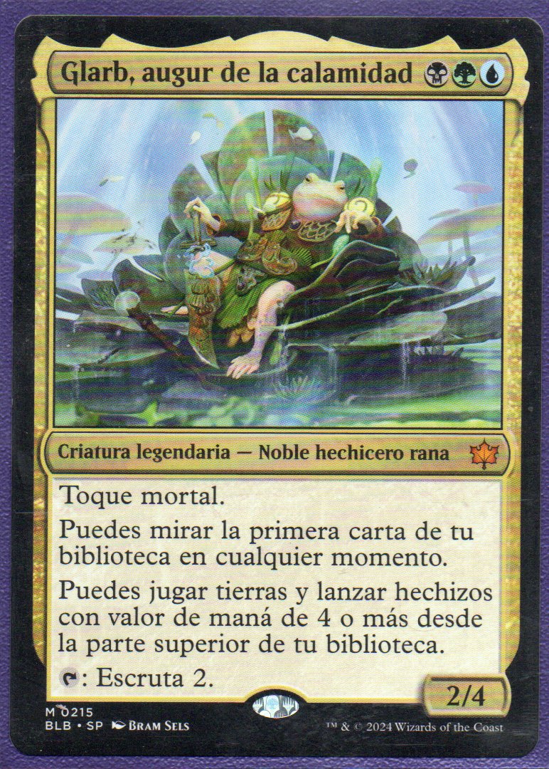 Glarb, Calamity's Augur Esp 215 