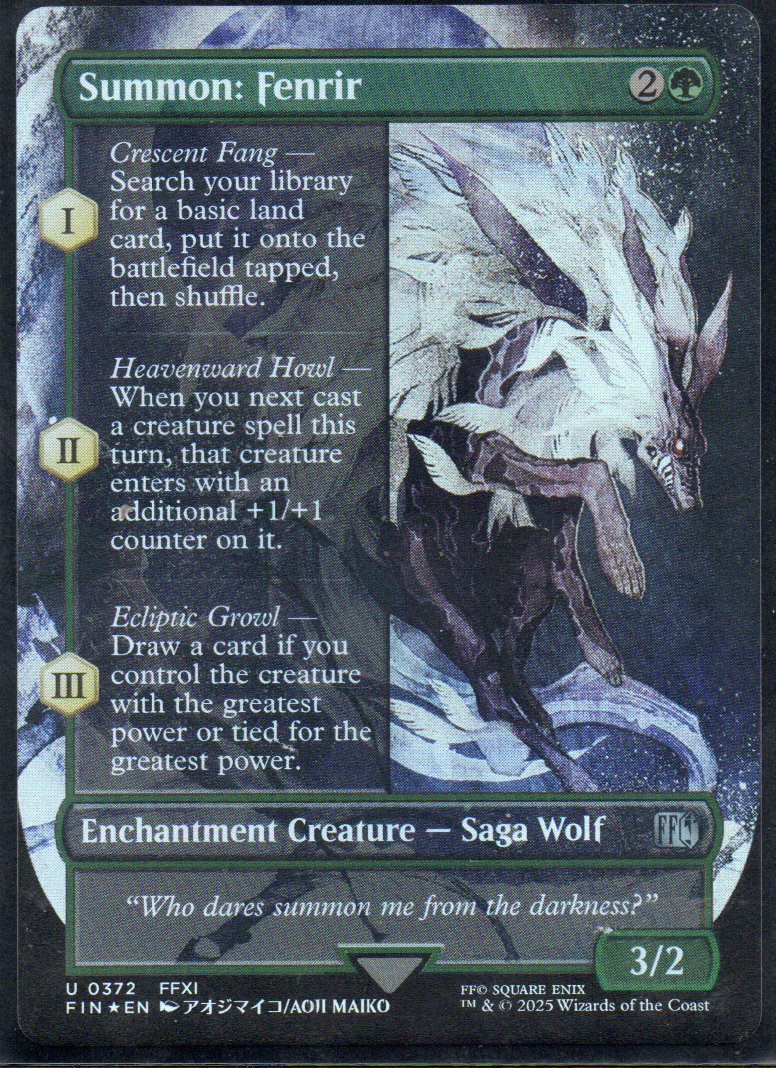 Summon: Fenrir En 372 Foil