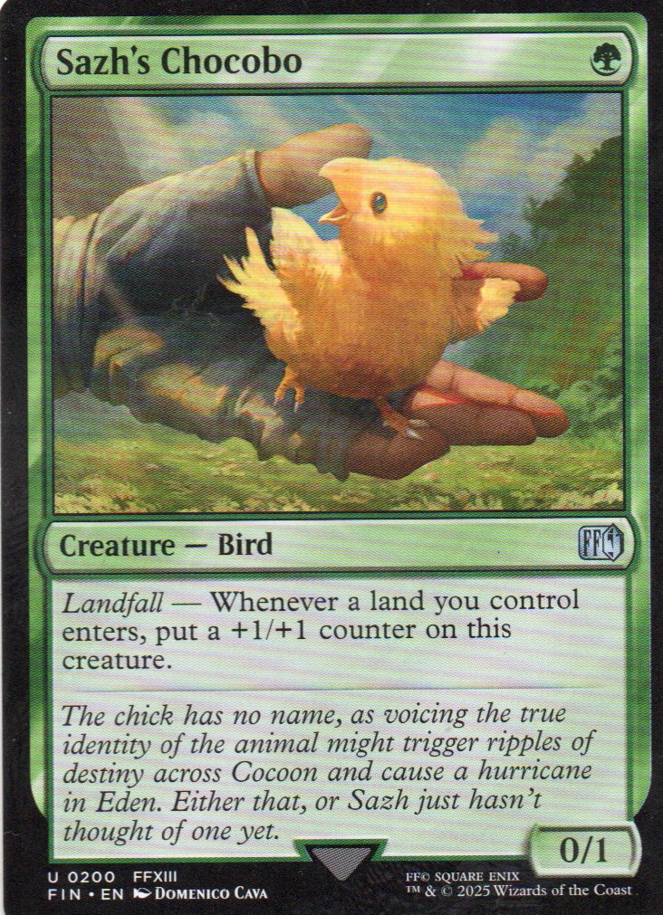 Sazh's Chocobo En 200 
