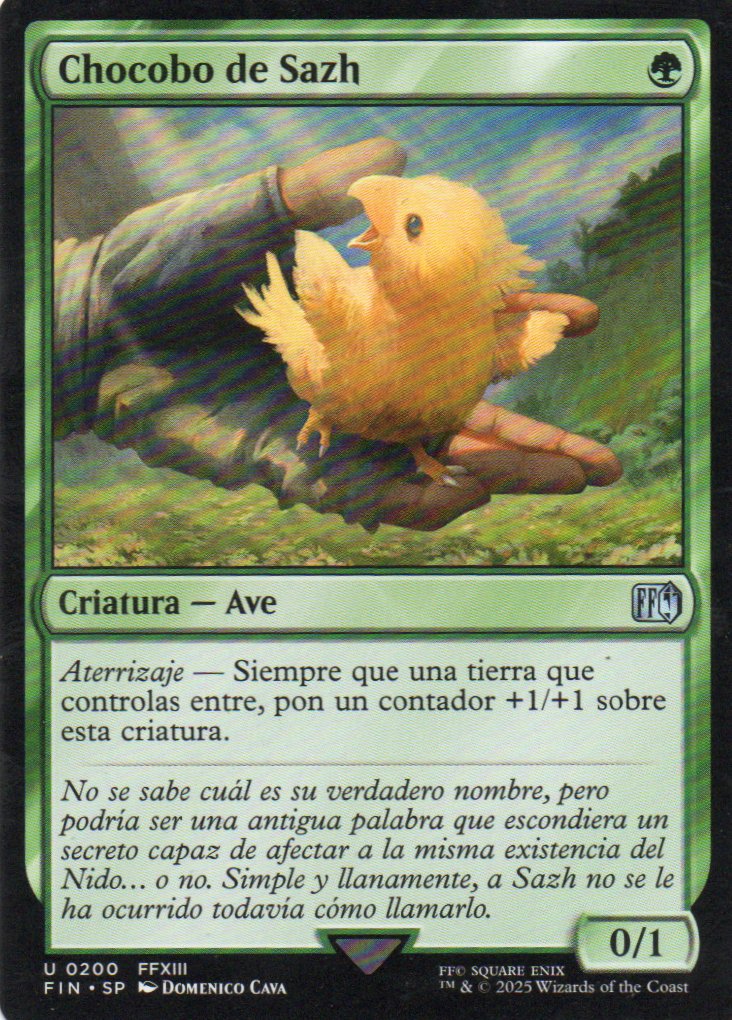 Sazh's Chocobo Esp 201 