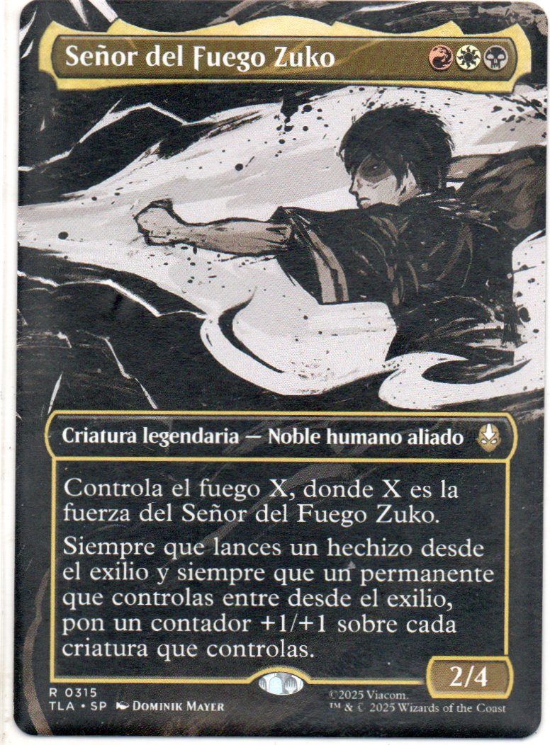 Fire Lord Zuko Esp 315 