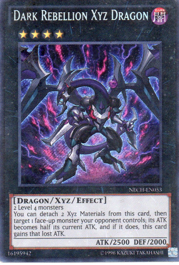 Dark Rebellion Xyz Dragon NECH-EN053 Secret rare