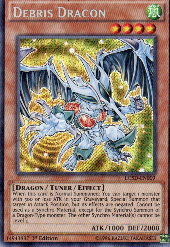 Debris Dragon LC5D-EN009 Secret rare