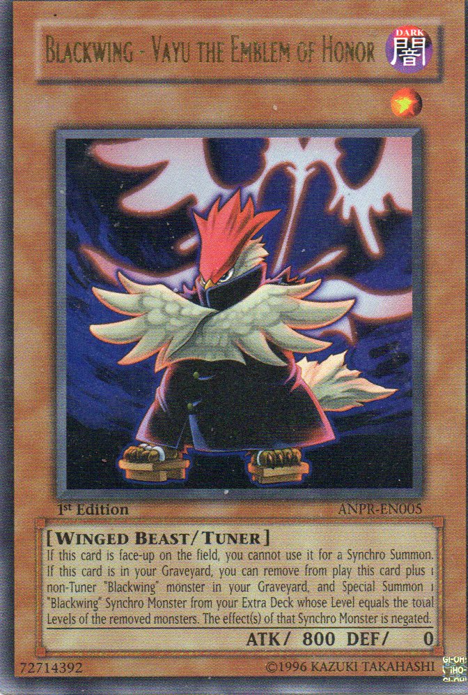 Blackwing - Vatu the Emblem of Honor ANPR-EN005 Ultra rare
