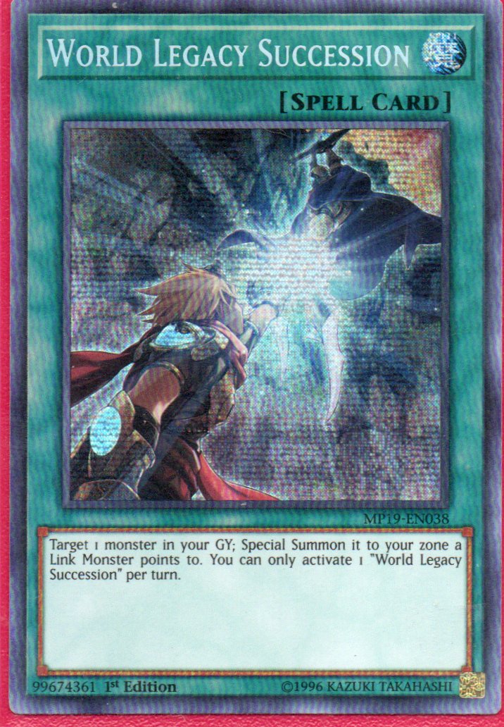 World Legacy Succession MP19-EN038 Secret rare