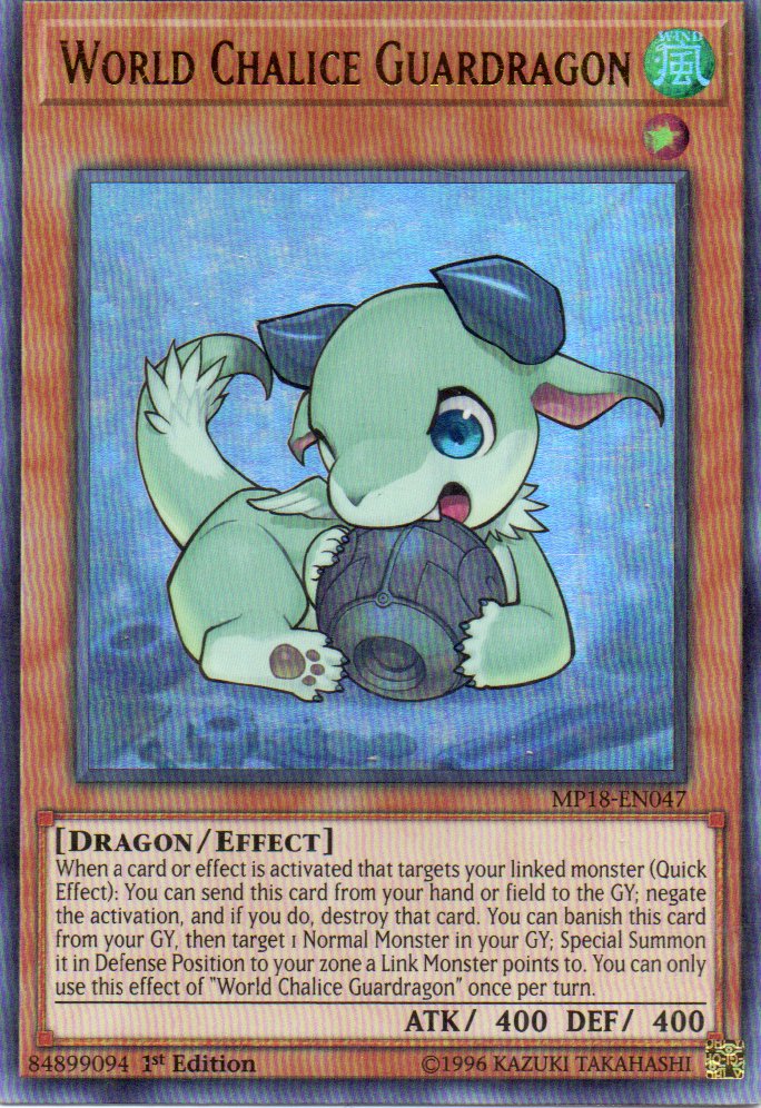 World Chalice Guardragon MP18-EN047 Ultra rare