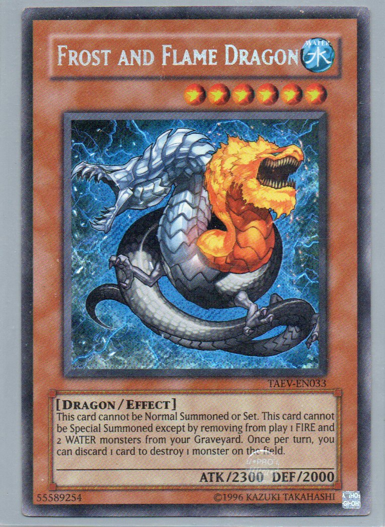 Frost and Flame Dragon TAEV-EN033 Secret rare