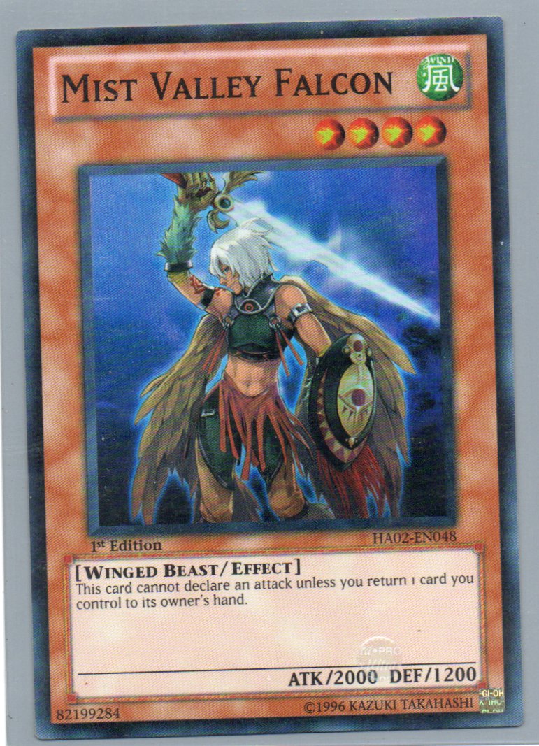 Mist Valley Falcon HA02-EN048 Super rare