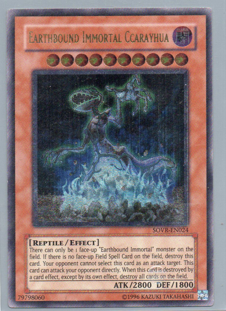 Earthbound Inmorta Ccarayhua SOVR-EN024 Ultimate rare