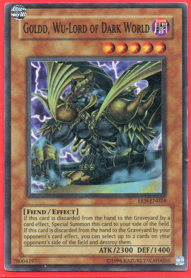 Goldd, Wu-Lord of Dark World EEN-EN024 Super rare