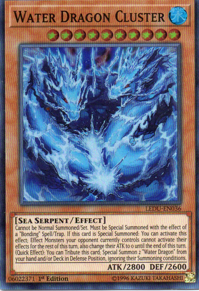 Water Dragon Cluster LEDU-EN036 Super rare