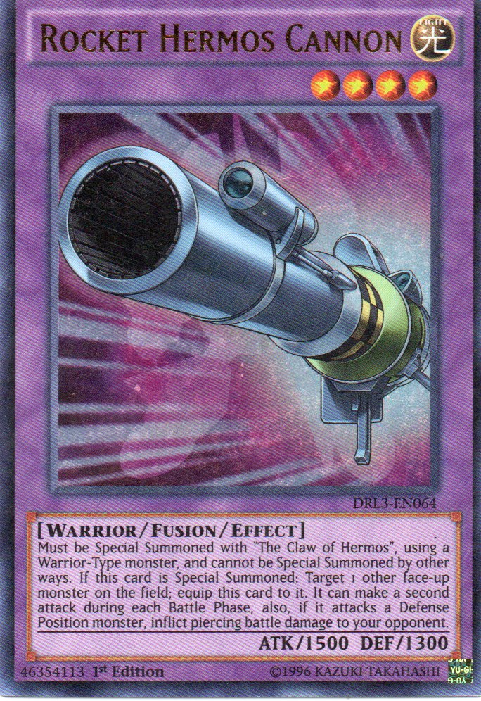 Rocket Hermos Cannon DRL3-EN064 Ultra rare