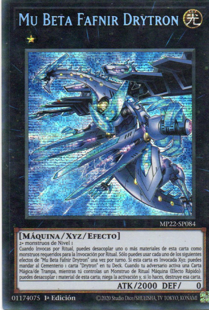 Mu Beta Fafnir Drytron MP22-SP084 Secret rare