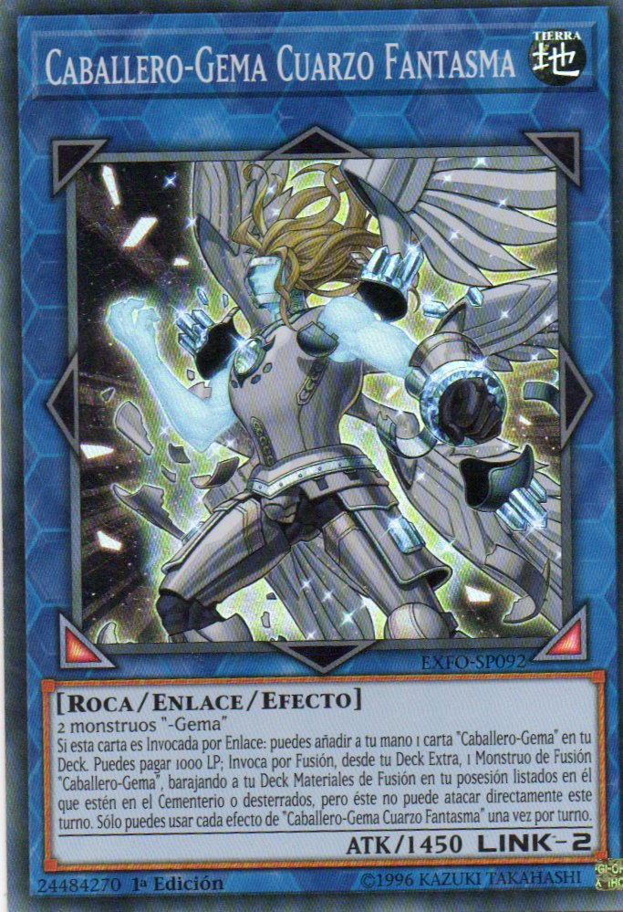 Caballero-Gema Cuarzo Fantasma EXFO-SP092 Super rare