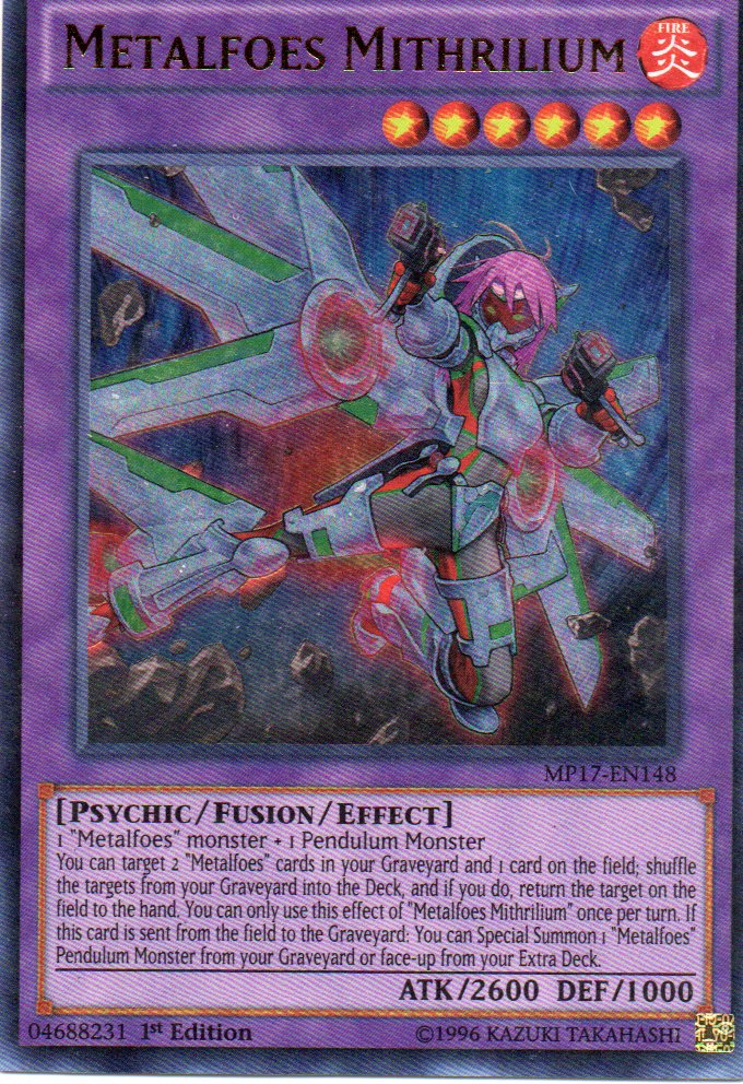 Metalfoes Mithrilium MP17-EN148 Ultra rare