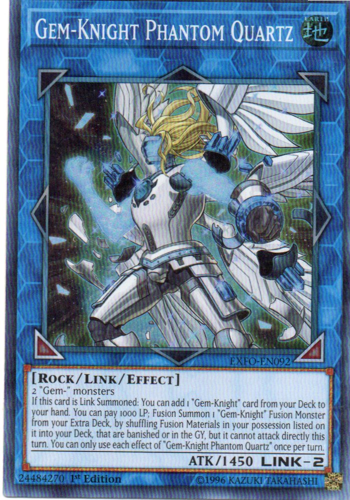 Gem-Knight Phantom Quartz EXFO-EN092 Super rare
