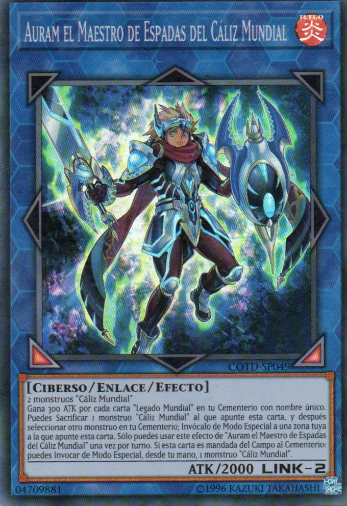 Auram el Maestro de Espadas del Caliz Mundial COTD-SP049 Super rare