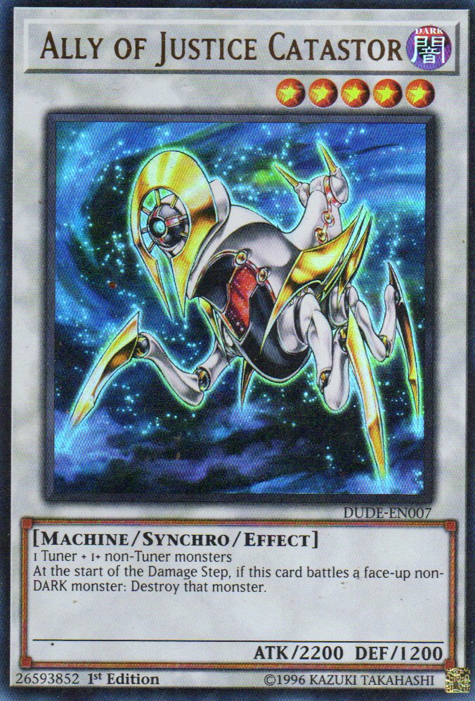 Ally of Justice Catastor DUDE-EN007 Ultra rare