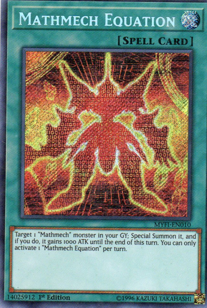 Mathmech Equation MYFI-EN010 Secret rare