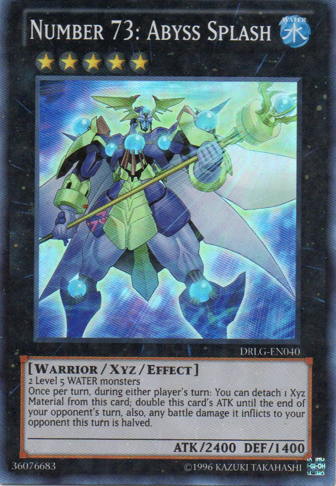 Number 73: Abyss Splash DRLG-EN040 Super rare
