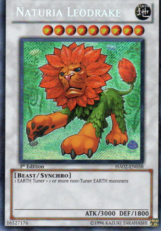 Naturia Leodrake HA02-EN058 Secret rare