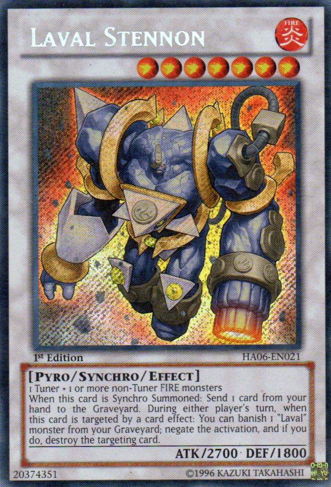 Laval Stennon HA06-EN021 Secret rare
