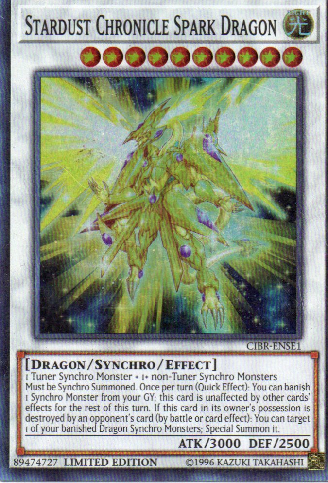 Stardust Chronicle Spark Dragon CIBR-ENSE1 Super rare
