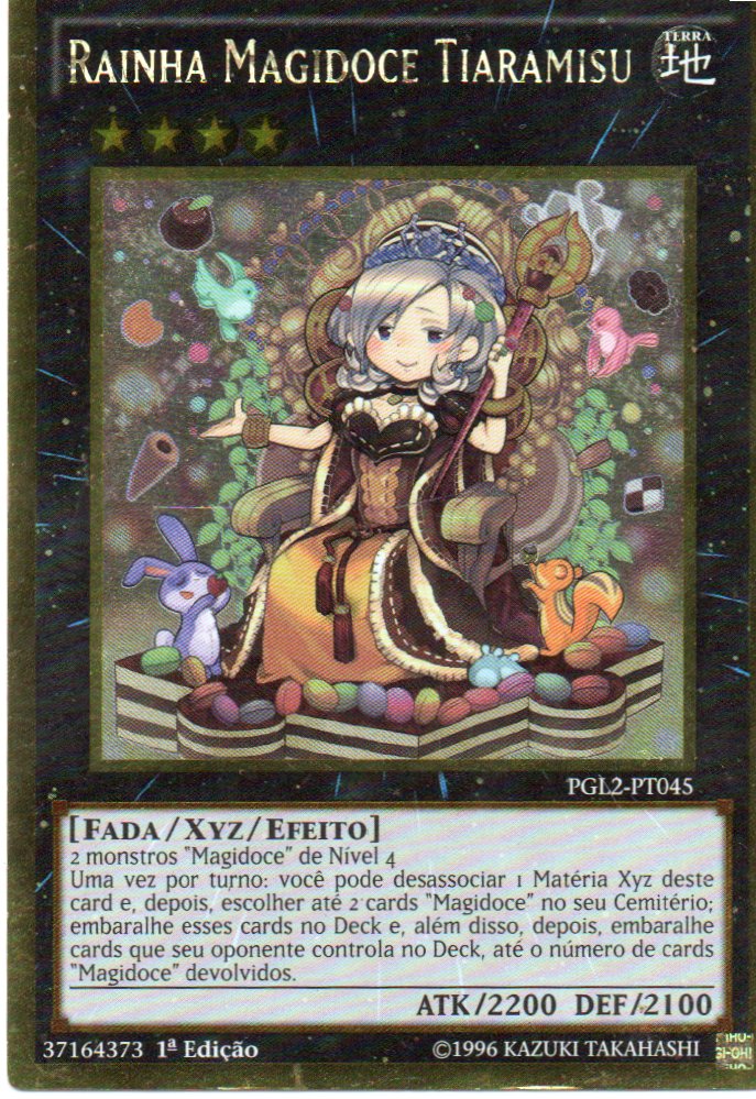 Rainha Magidoce Tiaramisu PGL2--PT045 Gold rare