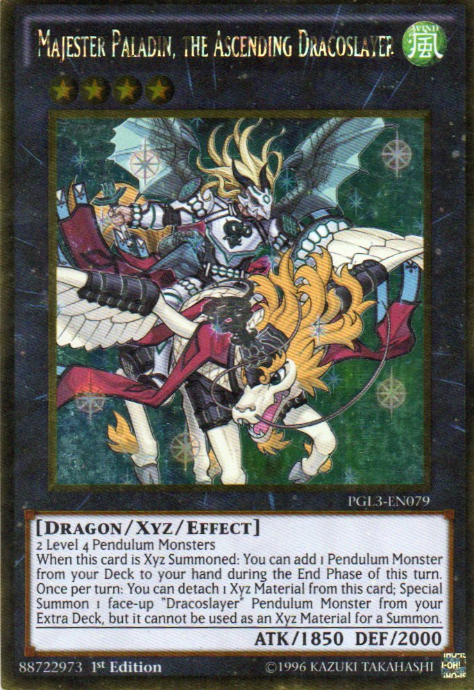 Master Paladin, the Ascending Dracoslayer PGL3-EN079 Gold rare