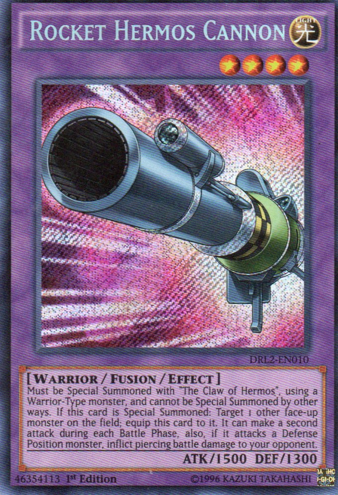 Rocket Hermos Cannon DRL2-EN010 Secret rare