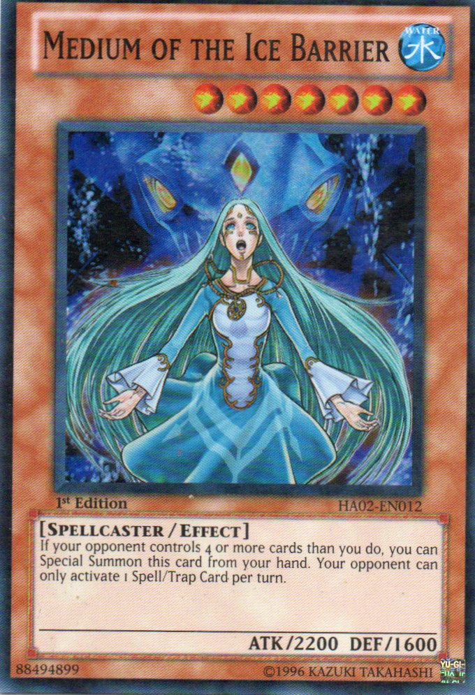 Medium of the Ice Barrier HA02-EN012 Super rare