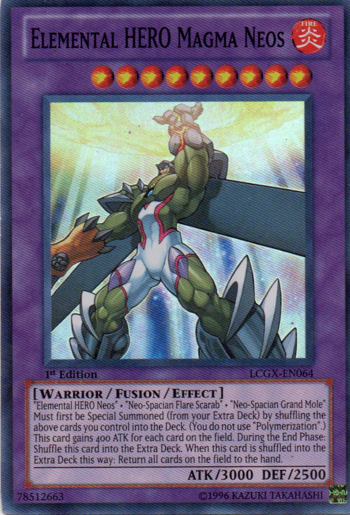 Elemental HERO Magma Neos LCGX-EN064 Super rare