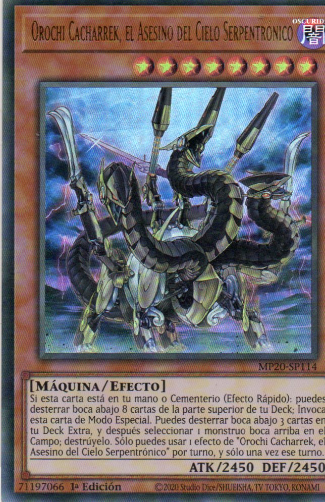 Orochi Cacharrek, el Asesino del Cielo Serpentronico MP20-SP114 Ultra rare