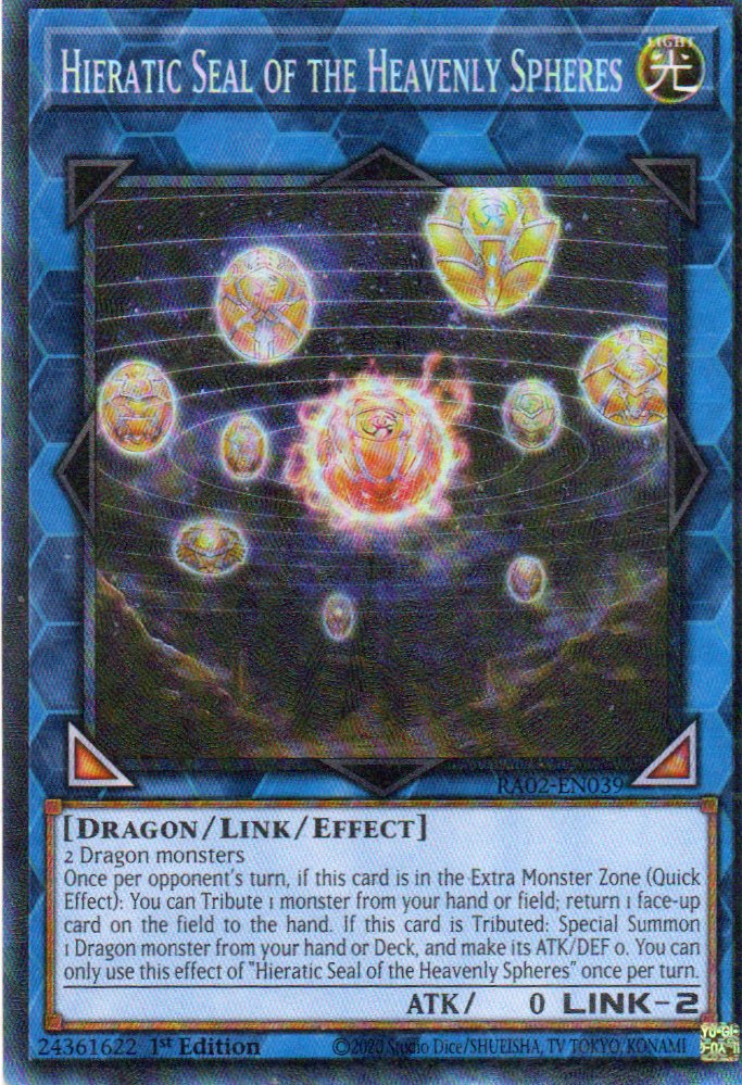 Hieratic Seal of the Heavenly Spheres RA02-EN039 Collector