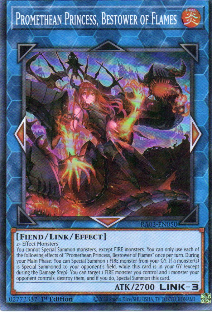 Promethean Princess, Bestower of Flames RA04-EN050 Super rare
