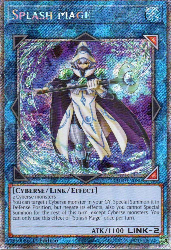 Splash Mage RA04-EN080 Platinum rare