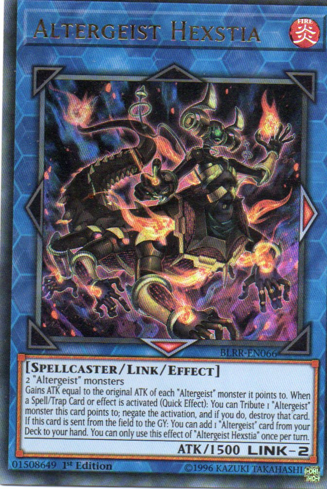 Altergeist Hexstia BLRR-EN066 Ultra rare