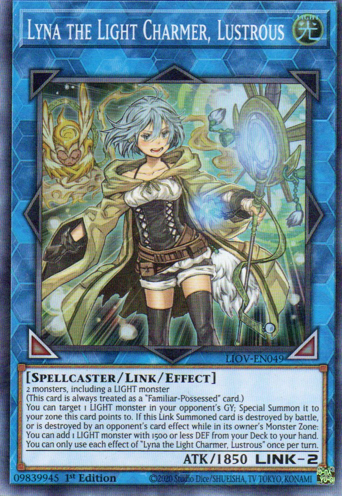 Lyna the Light Charmer, Lustrous LIOV-EN049 Super rare