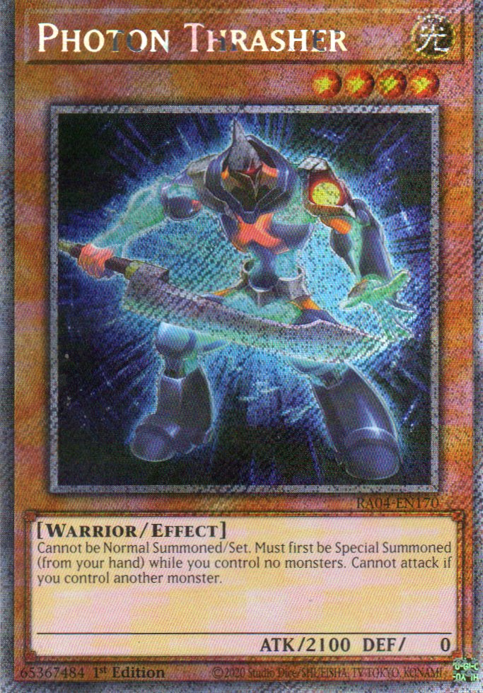 Photon Thrasher RA04-EN170 Platinum rare