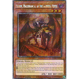 Scarm Malebranche of the Burning Abyss RA04-EN233 Platinum rare